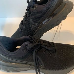New in box, never used, Nike React Infinity Run, men’s size 10, black/iron grey.